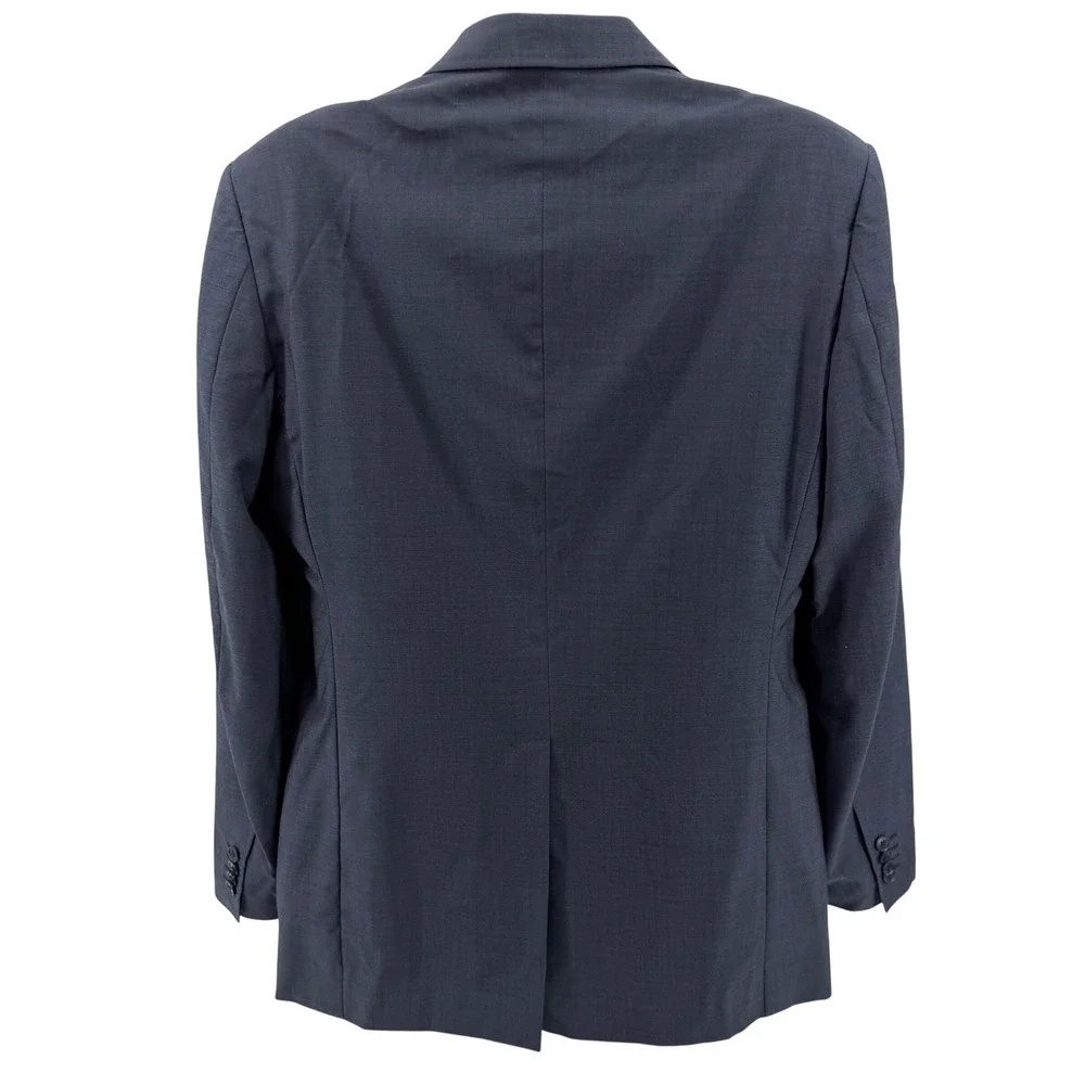 Dolce & Gabbana Blazer Mens 42L Blue Two Button Sport Coat Made in Italy Luxury